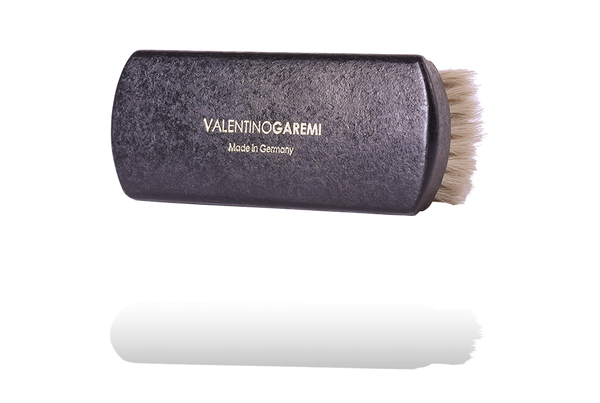 Luxury Shoe Polishing Brush - Goat Hair Bristles by Valentino Garemi - valentinogaremi-usa