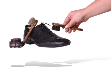 Shoe Polish Applicator Brush Set - Classic Design by Valentino Garemi - valentinogaremi-usa