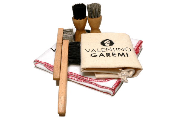 Leather Shoe Paste Cream Applicator & Dauber Set by Valentino Garemi - valentinogaremi-usa
