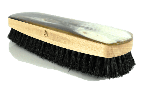 Luxury Shoe Shine & Polishing Brush – Genuine OxHorn Top by Abbeyhorn - valentinogaremi-usa