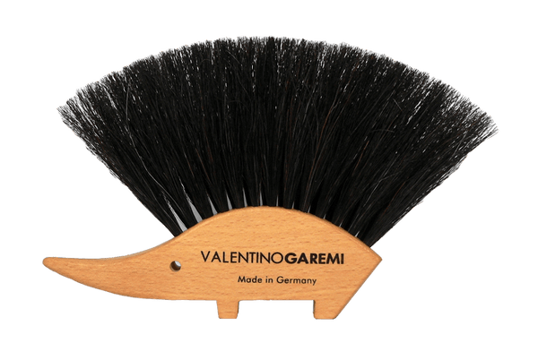 Valentino Garemi Horsehair Dust and Table Brush – Hedgehog Shape - valentinogaremi-usa