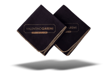 Shoe Polishing & Buffing Cloth – Black Edition by Valentino Garemi - valentinogaremi-usa