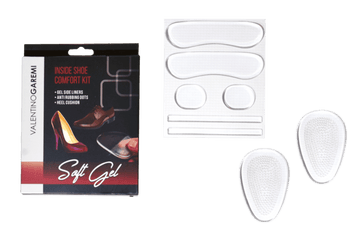 Shoes Comfort Kit – Heel Cushion & Gel Side Liners by Valentino Garemi - valentinogaremi-usa