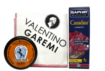 Leather Garments Clean & Care Set – Maintenance Kit by Saphir France - valentinogaremi-usa