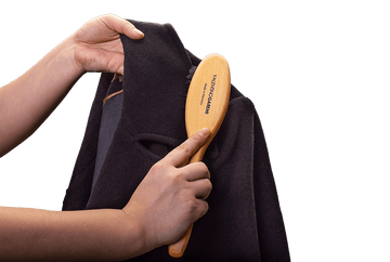 Boar Bristle Clothes Brush – Lint, Pet Hair & Garment Care | Made in Germany - valentinogaremi-usa