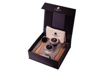 Shoe Shine Kit – Home Closet or Business Office Gift by Famaco France - valentinogaremi-usa
