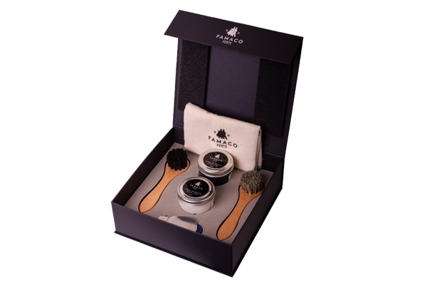 Shoe Shine Kit – Home Closet or Business Office Gift by Famaco France - valentinogaremi-usa