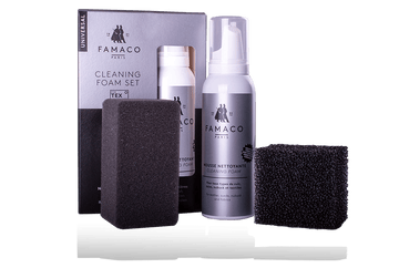 Famaco Shoe Cleaning Set - For Leather & Tex Materials Made in France - valentinogaremi-usa