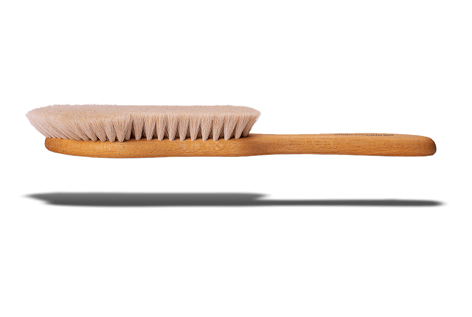 Table Crumbs Brush Gentle Sweeper with Goat Hair