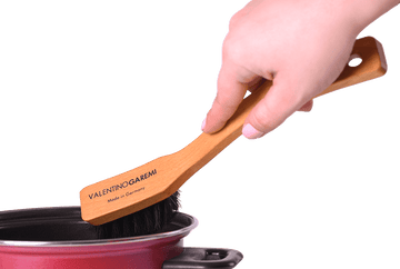 Cleaning Dishes Brush for Dirty Silverware & Pots by Valentino Garemi - valentinogaremi-usa