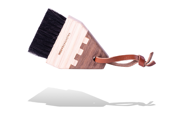 Keyboard Cleaning Brush - Real Kauri & Rubber Wood by Valentino Garemi - valentinogaremi-usa