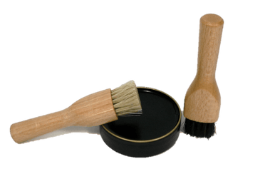 Shoe Cream Applicator Brush Set – Long Body Dauber by Valentino Garemi - valentinogaremi-usa