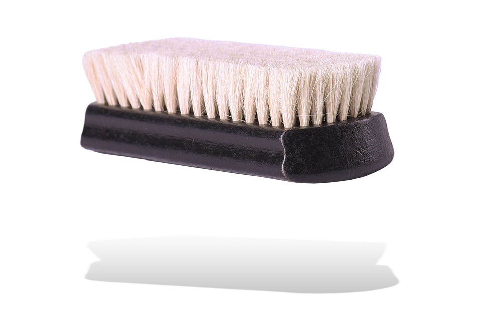 Luxury Shoe Brush - Polish & Shine - Goat Hair by Valentino Garemi