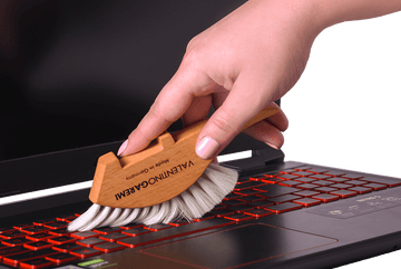 Office & Desk Dust Brush – Real Soft Goat Hair by Valentino Garemi - valentinogaremi-usa