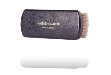 Luxury Shoe Polishing Brush - Goat Hair Bristles by Valentino Garemi - valentinogaremi-usa