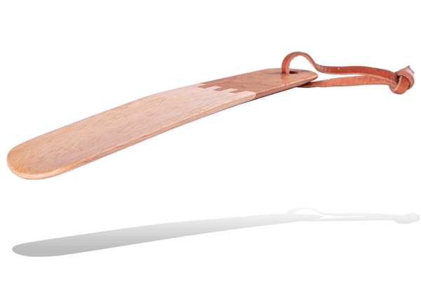 Shoehorn - Crafted Mix Indian Teakwood & Beechwood by Valentino Garemi - valentinogaremi-usa