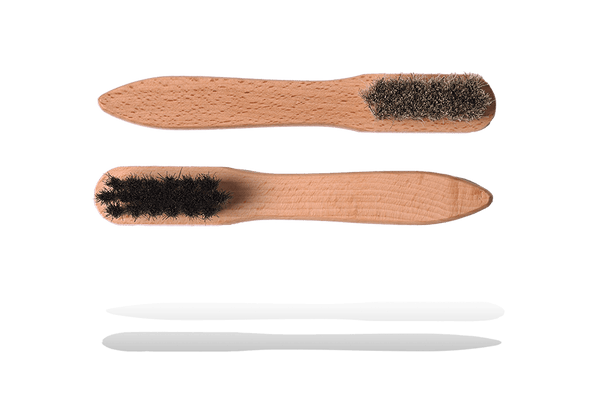 Shoe Polish Applicator Brush Set – Horse Hair Daubers by Valentino Garemi - valentinogaremi-usa