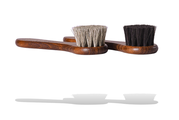 Shoe Polish Applicator Brush Set - Classic Design by Valentino Garemi - valentinogaremi-usa