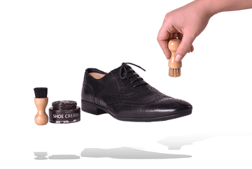 Shoe Cream Applicator Dauber Set – Real Horse Hair by Valentino Garemi - valentinogaremi-usa
