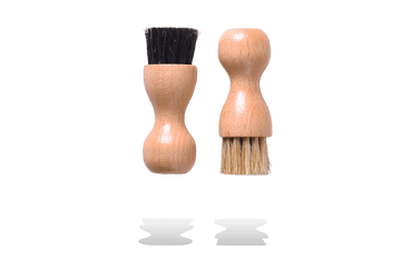 Shoe Cream Applicator Dauber Set – Real Horse Hair by Valentino Garemi - valentinogaremi-usa