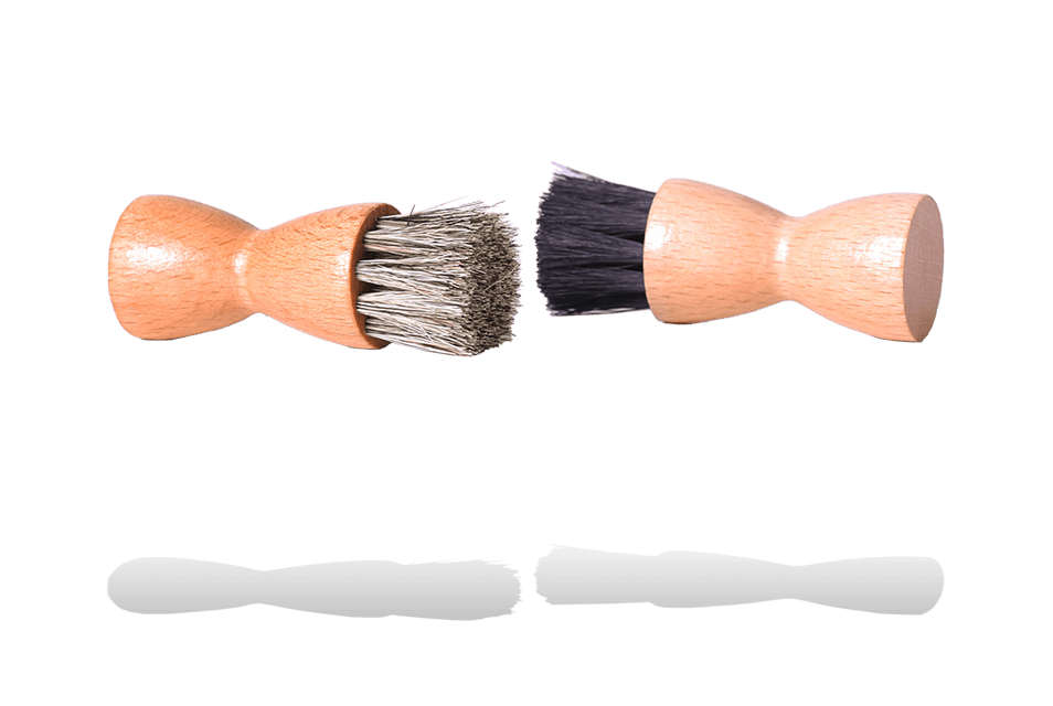 Shoe Cream Applicator Brush Jar Dauber by Valentino Garemi