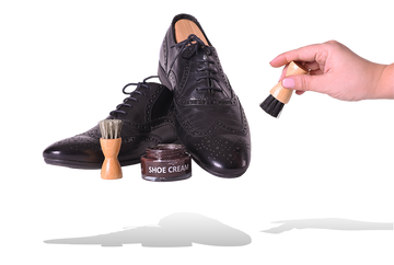 Shoe Cream Applicator Brush – Horsehair Dauber Made in Germany| Valentino Garemi - valentinogaremi-usa