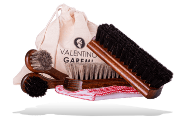 Shoe Shine Kit – Polishing Set for Leather Shoes by Valentino Garemi - valentinogaremi-usa