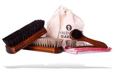 Shoe Shine Kit – Polishing Set for Leather Shoes by Valentino Garemi - valentinogaremi-usa