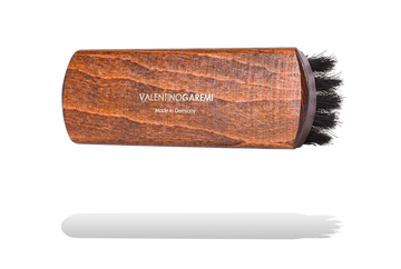 Shoe Shine & Polishing Brush – Natural Bristles by Valentino Garemi - valentinogaremi-usa