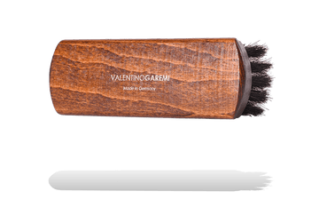 Shoe Shine & Polishing Brush – Natural Bristles by Valentino Garemi - valentinogaremi-usa
