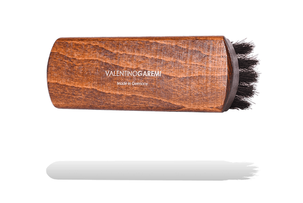 Shoe Shine & Polishing Brush – Natural Bristles by Valentino Garemi - valentinogaremi-usa