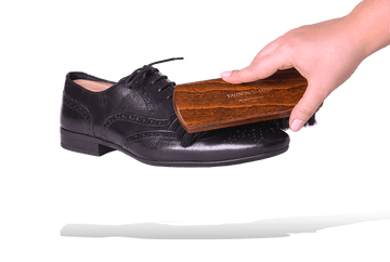 Shoe Shine & Polishing Brush – Natural Bristles by Valentino Garemi - valentinogaremi-usa