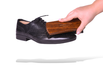 Shoe Shine & Polishing Brush – Natural Bristles by Valentino Garemi - valentinogaremi-usa