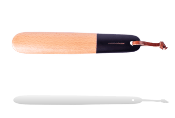 Shoe Horn - Handmade Genuine Beechwood with String by Valentino Garemi - valentinogaremi-usa