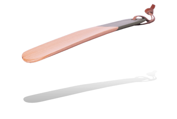 Shoe Horn - Handmade Genuine Beechwood with String by Valentino Garemi - valentinogaremi-usa