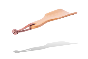 Shoehorn Classic Design with String - Willow Wood by Valentino Garemi - valentinogaremi-usa
