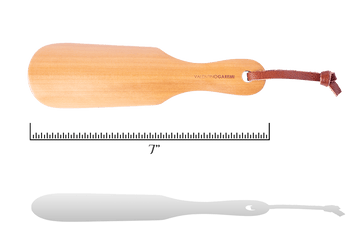 Shoehorn Classic Design with String - Willow Wood by Valentino Garemi - valentinogaremi-usa