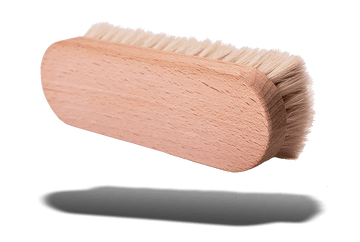Travel Shoe Shine Brush – Classic Soft Goat Hair by Valentino Garemi - valentinogaremi-usa