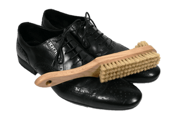 Combo Shoe Polish Brush and Cream Paste Applicator by Valentino Garemi - valentinogaremi-usa