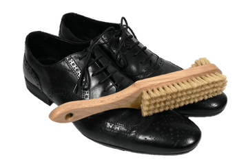 Combo Shoe Polish Brush and Cream Paste Applicator by Valentino Garemi - valentinogaremi-usa