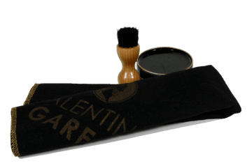 Shoe Polishing & Buffing Cloth – Black Edition by Valentino Garemi - valentinogaremi-usa