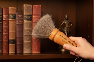 Collectables Cleaning Brush – Genuine Horse Hair by Valentino Garemi - valentinogaremi-usa