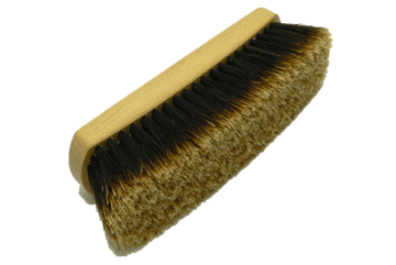 Shoe Shine Brush – Long Shaft Slotted Horsehair by Valentino Garemi - valentinogaremi-usa