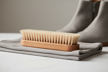 Premium Goat Hair Brush for Suede, Nubuck & Fine Leather - valentinogaremi-usa