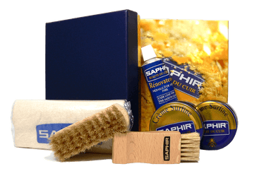 Saphir Shoe Care Shine Kit – Gift Set for Footwear Collections - valentinogaremi-usa