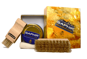 Saphir Shoe Shine Kit – Travel Small Gift Set - valentinogaremi-usa