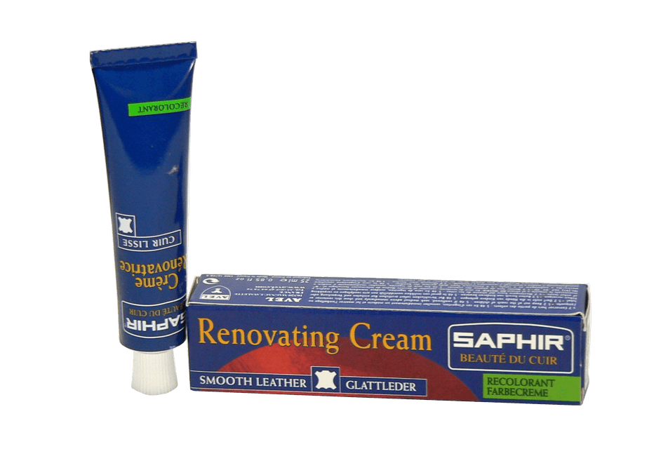 Leather Renovating Cream Color Restorer Treatment by Saphir France