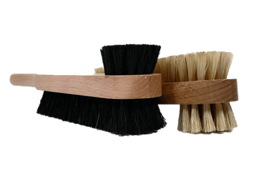 Combo Shoe Polish Brush and Cream Paste Applicator by Valentino Garemi - valentinogaremi-usa