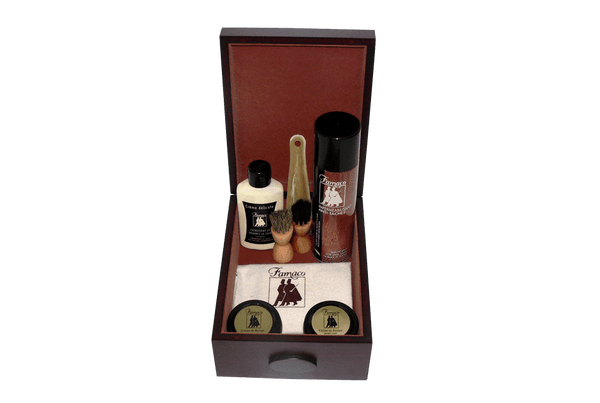 Luxury Shoe Care Valet - Shoe Shine Kit Rosewood by Famaco - valentinogaremi-usa