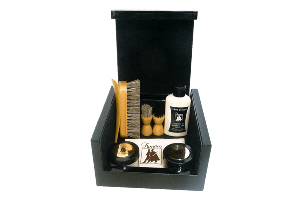 Luxury Shoe Care Kit - Leather Care Gift Set Renoir By Famaco - valentinogaremi-usa